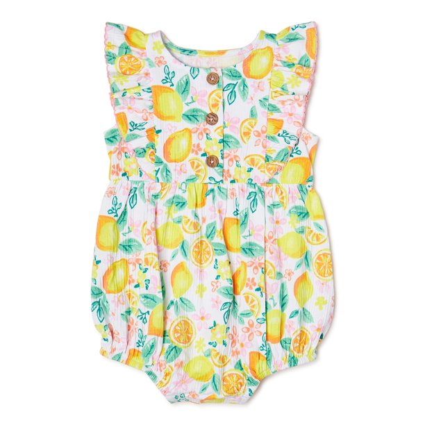 Wonder Nation Baby Girls Romper - [babiesandbeyond]