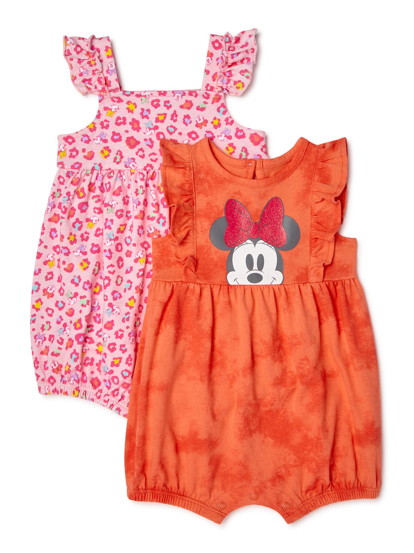 Disney Minnie Mouse Baby Girls' Romper, 2-Piece - [babiesandbeyond]