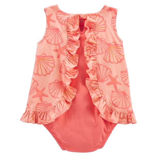 Child of Mine by Carter's Baby Girls Starfish One Piece - [babiesandbeyond]