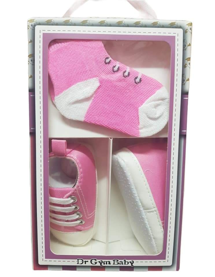 Baby Girl Shoes Socks Set - [babiesandbeyond]