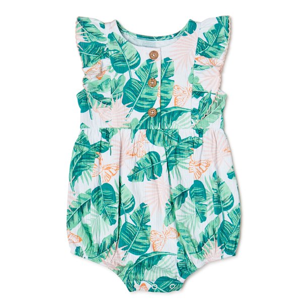 Wonder Nation Baby Girls Romper - [babiesandbeyond]