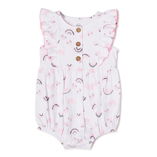 Wonder Nation Baby Girls Romper - [babiesandbeyond]